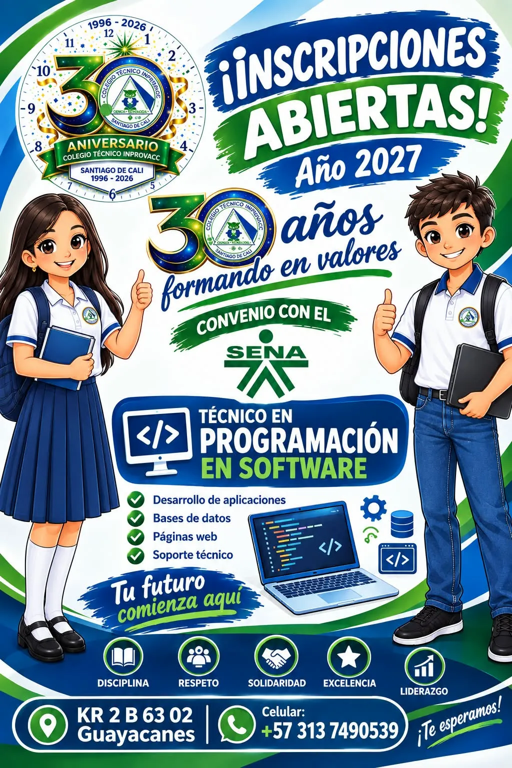 Inscripciones Abiertas 2027